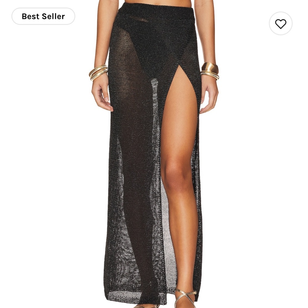 Superdown Keva Wrap Maxi Skirt